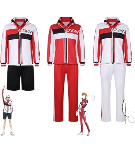 Amazon.co.jp: ジャージ 新テニスの王子様 コスプレ衣装 3点